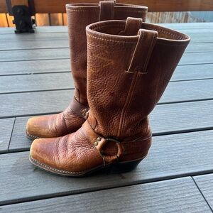 Vintage Frye Harness Boots